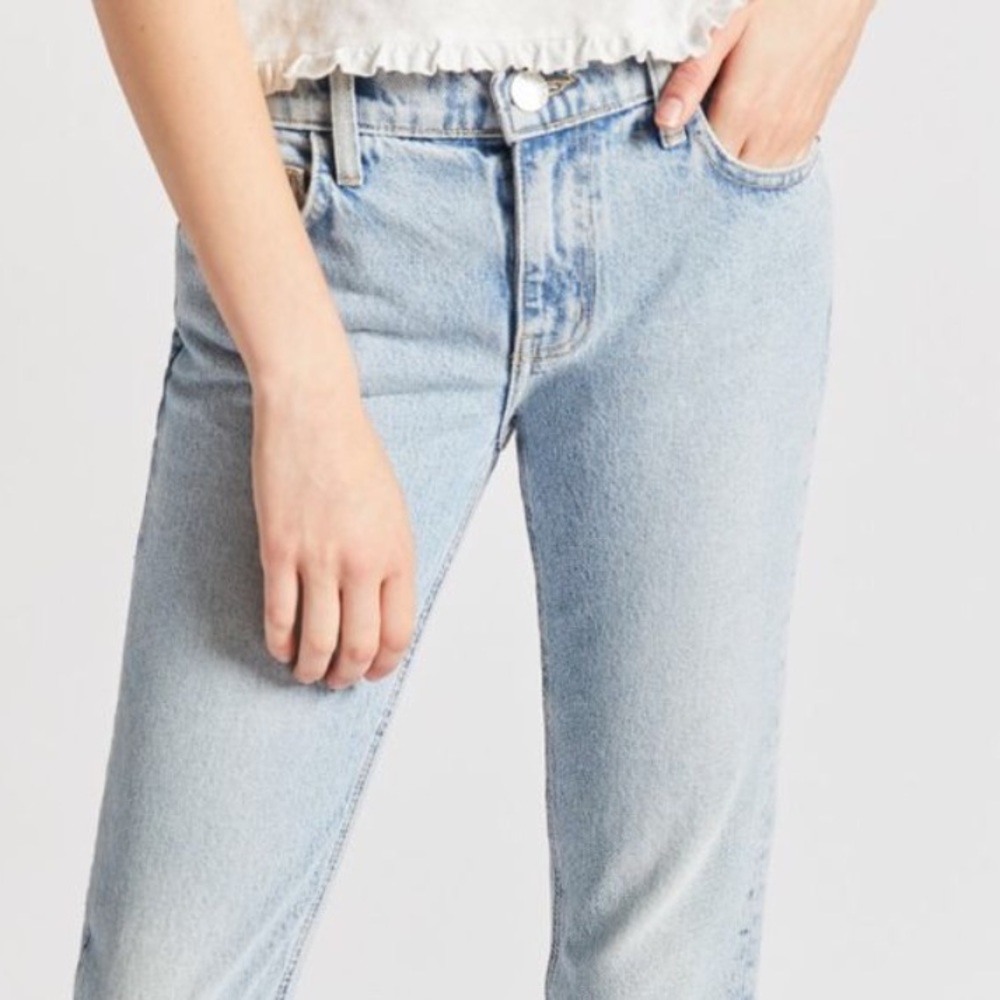 Current Elliott The Cropped Straight Jeans Size 25 - Picture 4 of 4